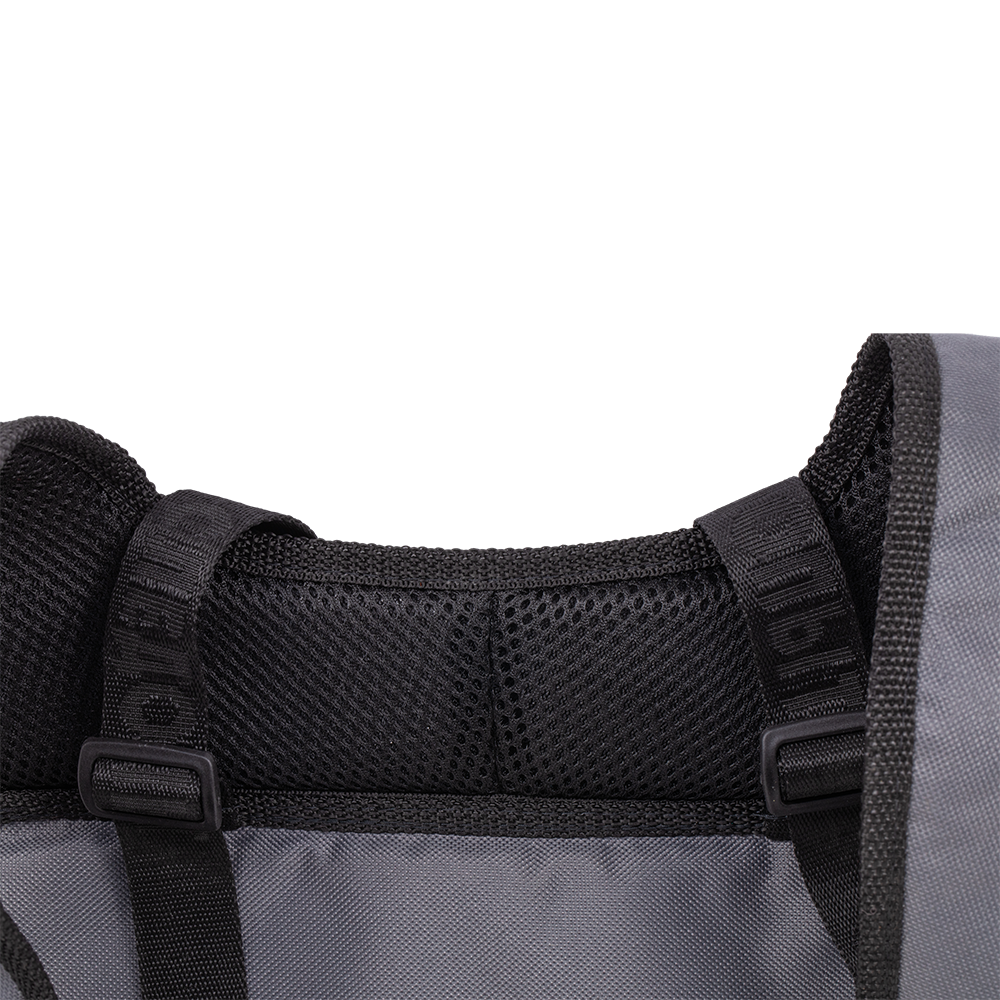 Сумка-рюкзак "СЛЕДОПЫТ" для зимнего ящика универсальная, 4 кармана, цвет серый. Фото №6