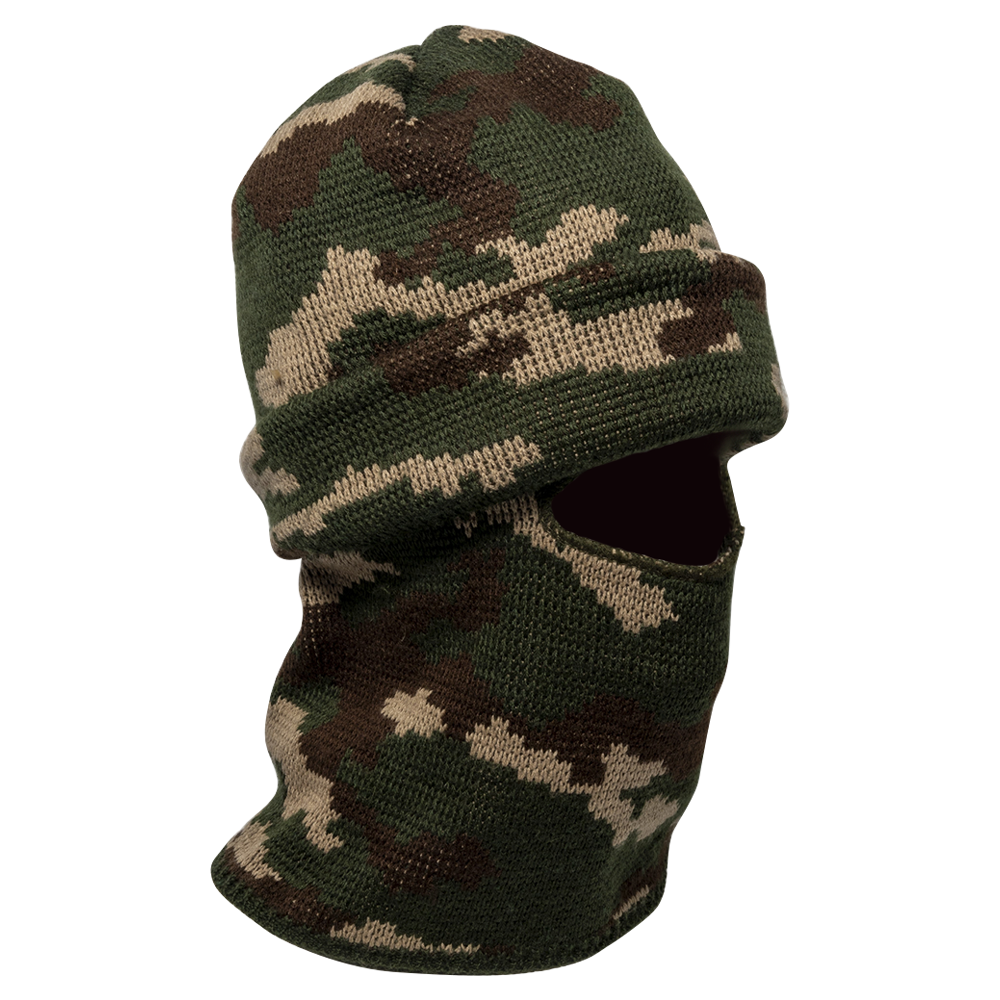 Маска-шапка камуфлированная лес . Фото №2