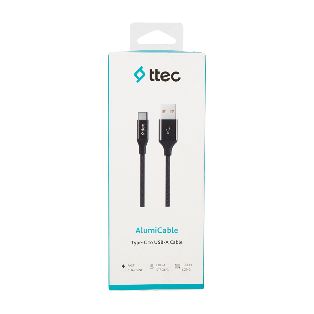 Кабель TTEC Type-C Черная полимер 1,2м. Фото №1 Кабель TTEC Type-C Черная полимер 1,2м. Фото №1