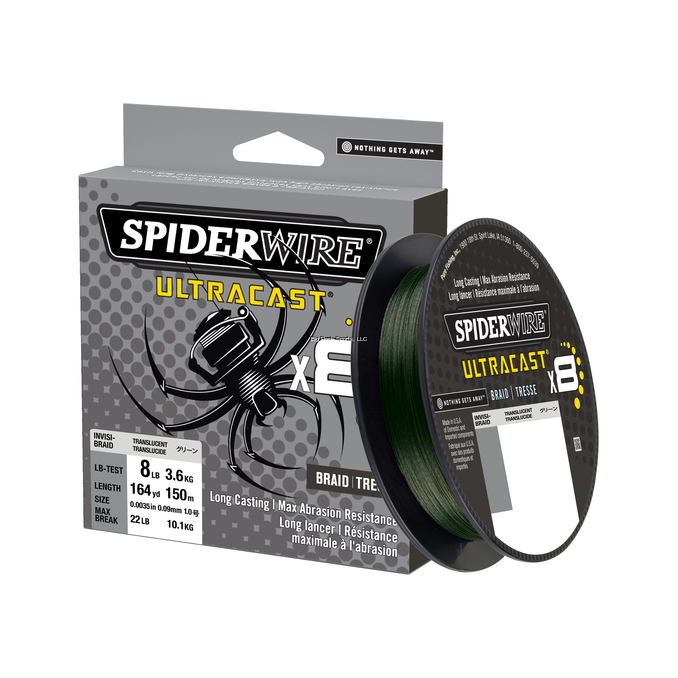 Леска плетеная Spiderwire Stealth 0.40 mm (137m) 53,6 kg (темно-зеленая) (1345479). Фото №1