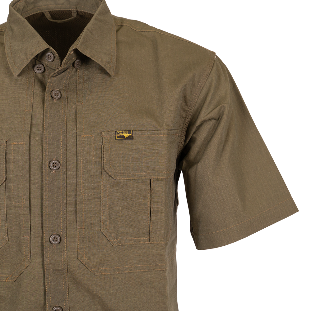 Рубашка "Тактика" короткий рукав (хаки) 46/170-176. Фото №3