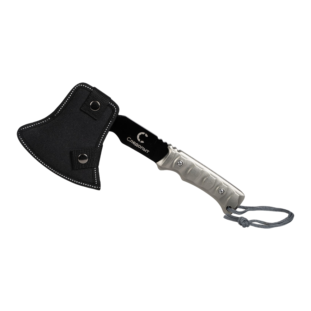 Топор туристический "СЛЕДОПЫТ" 285*105*18мм, 510гр. в чехле. Фото №3 Топор туристический "СЛЕДОПЫТ" 285*105*18мм, 510гр. в чехле. Фото №3