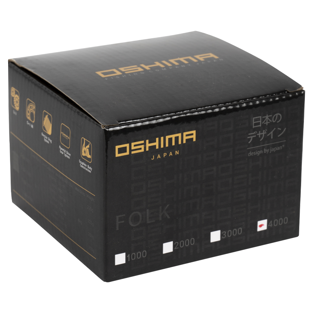 Катушка безынерционная Oshima Folk 4000 (bb 5+1; gr 5.1:1/6.4:1). Фото №6