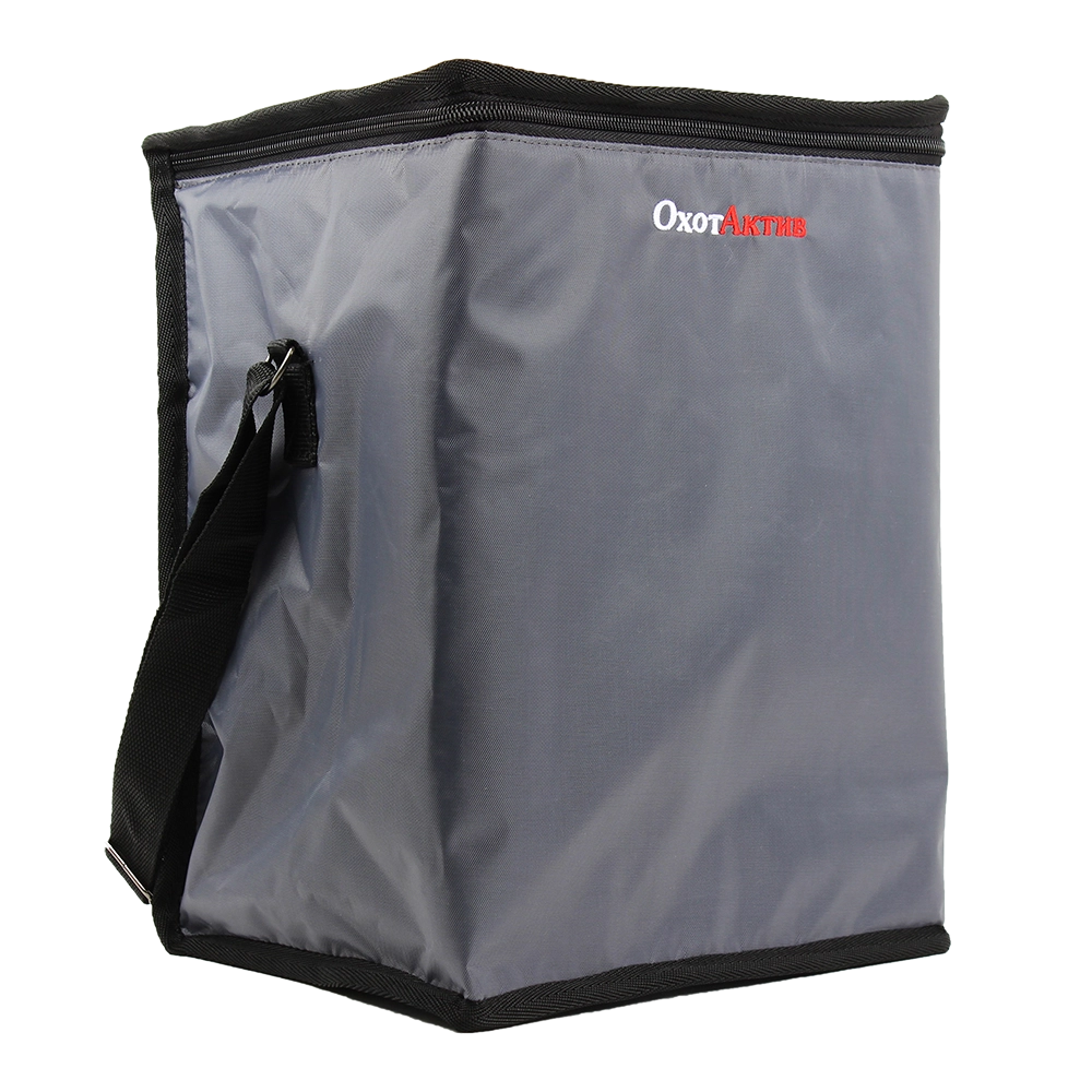 Изотермическая сумка-холодильник «ОхотАктив», серый (17 л). Фото №3 Изотермическая сумка-холодильник «ОхотАктив», серый (17 л). Фото №3