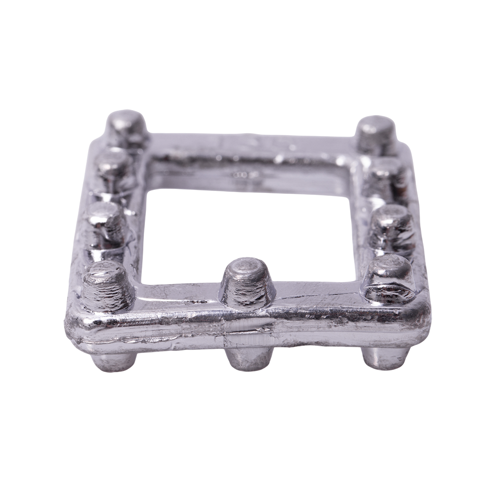 Груз "Рамка" с шипами и ушком 130гр.. Фото №3