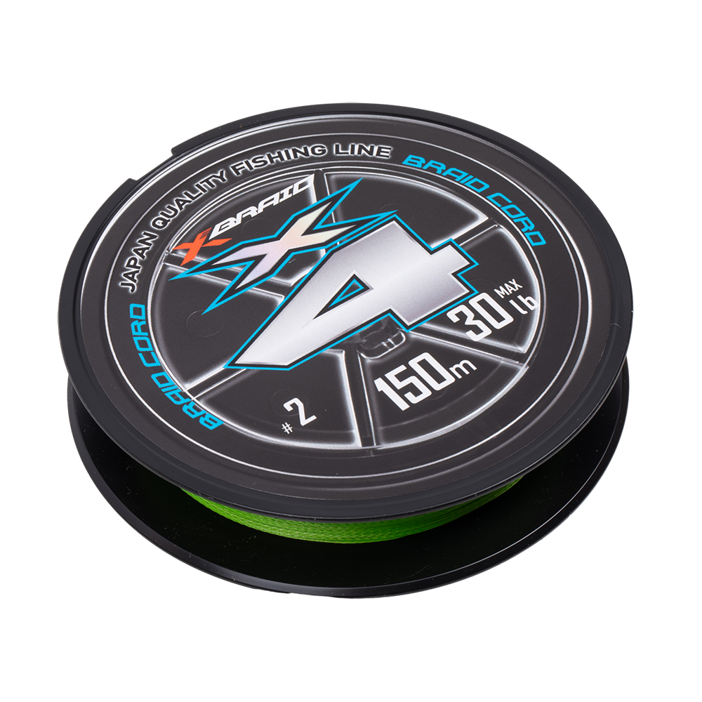 Плетёный шнур YGK X-Braid Braid Cord X4 150m Chartreuse #2.0, 0.235мм, 30lb, 13.5кг. Фото №3 Плетёный шнур YGK X-Braid Braid Cord X4 150m Chartreuse #2.0, 0.235мм, 30lb, 13.5кг. Фото №3