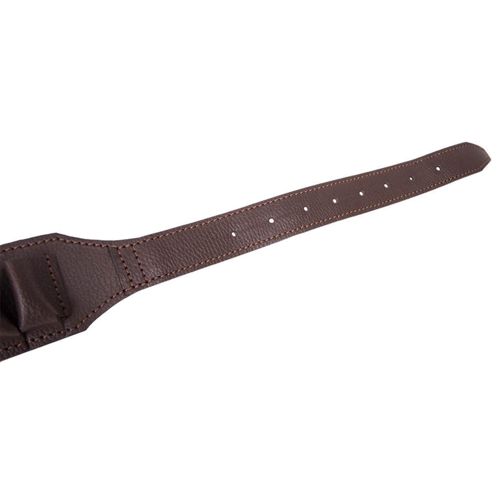 Патронташ открытый 16 калибр (кожа, коричневый) (Хольстер). Фото №4