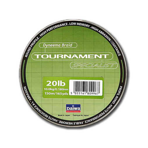 Шнур плетеный Daiwa Tournament Specialist 0,14мм 150м зеленая. Фото №2