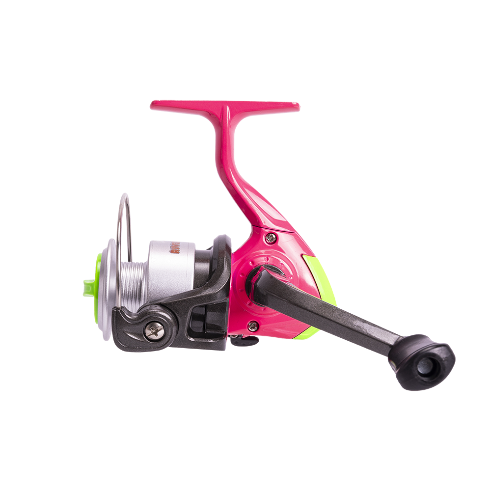 Катушка безынерционная River Band Sunny 2000 розовая. Фото №2