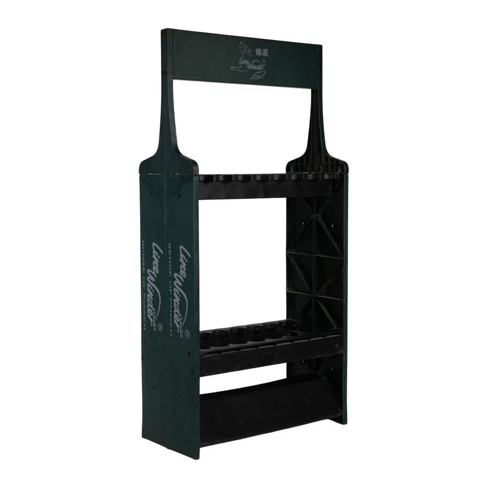 Стойка для удилищ не поворотная пластиковая, под 16 шт.. Фото №1