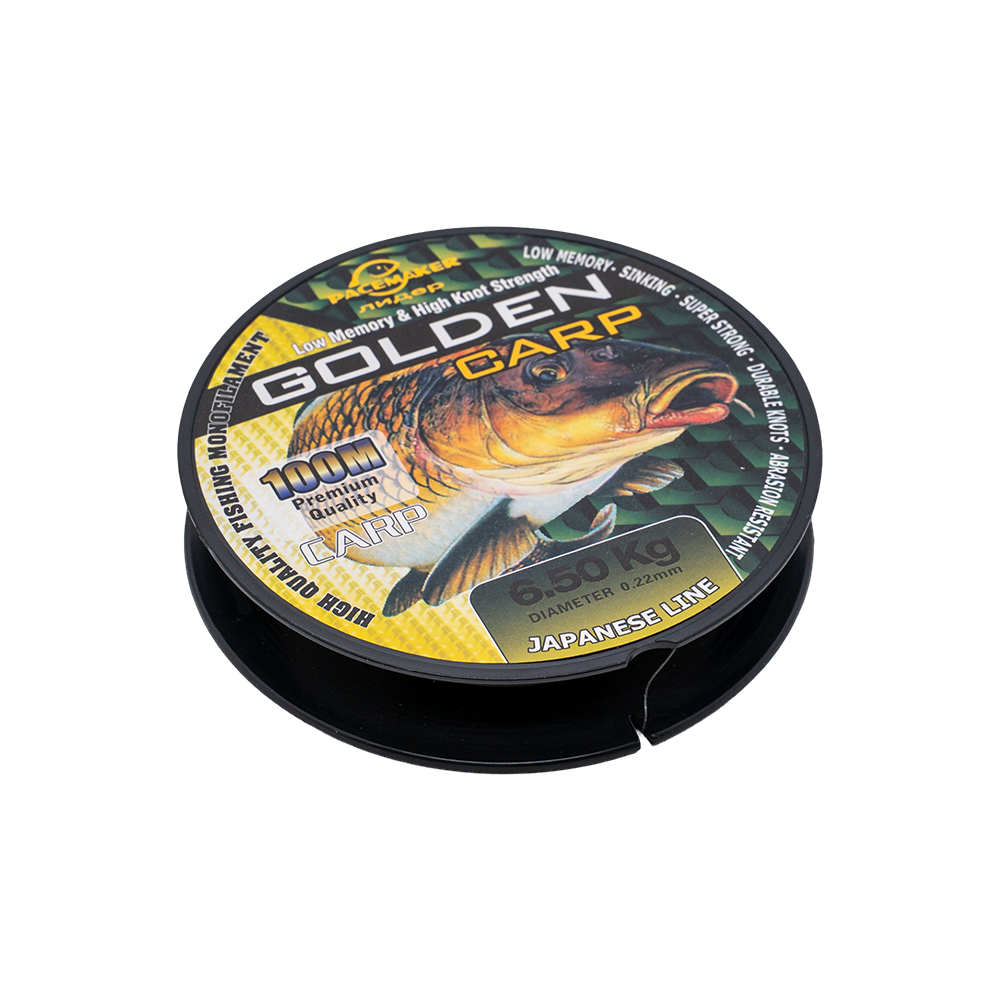 Леска монофильная "Golden Carp" 100m d 0.22. Фото №2