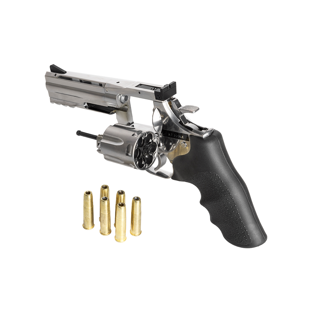 Револьвер пневматический ASG Dan Wesson 715 4" Silver, калибр 4,5 мм. Фото №9