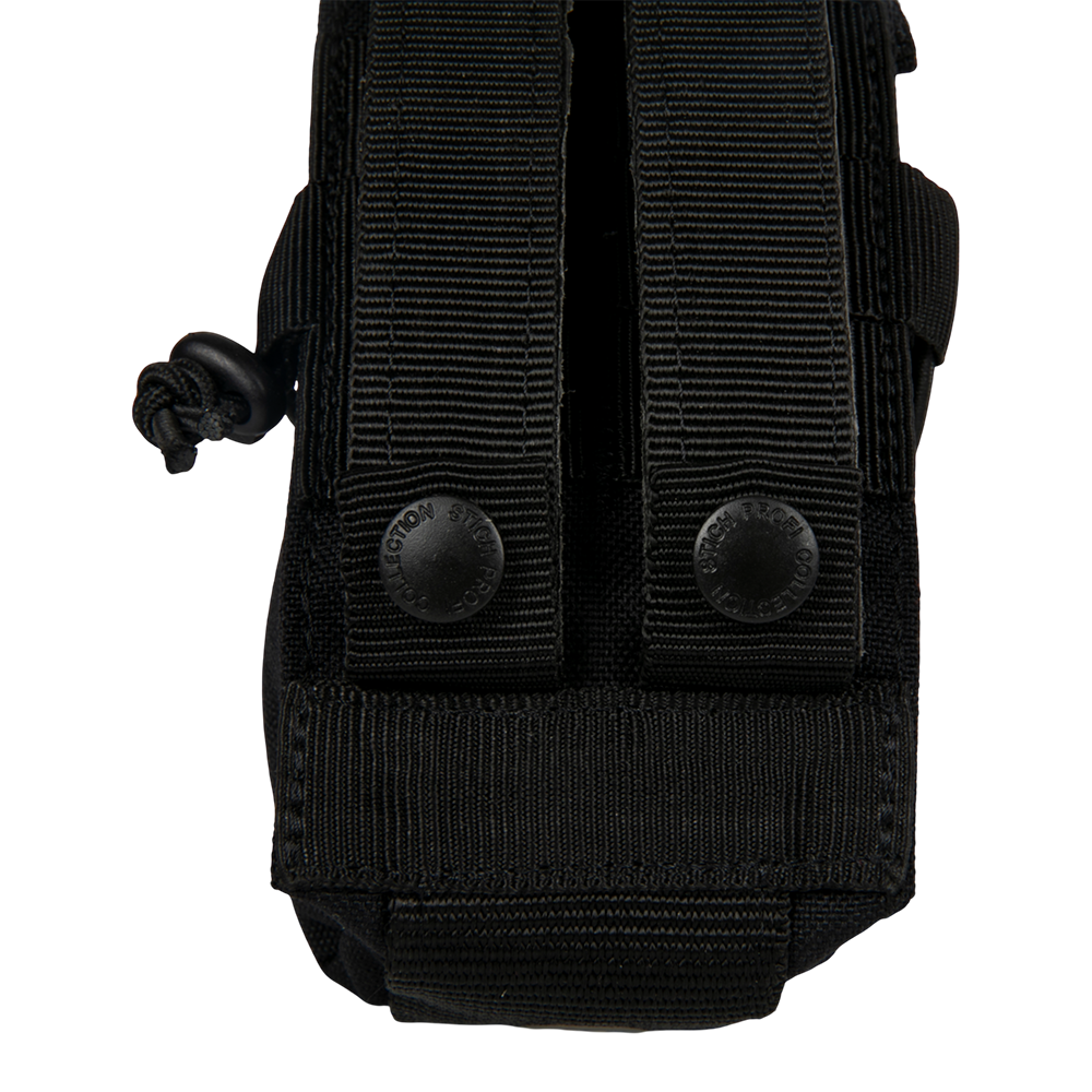 Подсумок на 2 магазина "ВАЛ" мягкий (molle) (Черный). Фото №7