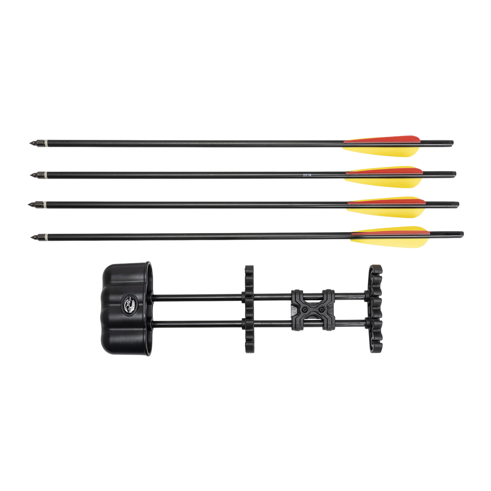 Арбалет блочный Man Kung XB58, черный, 4 стрелы, воск, прицел 4х32, ремень, кивер, натяжитель. Фото №2