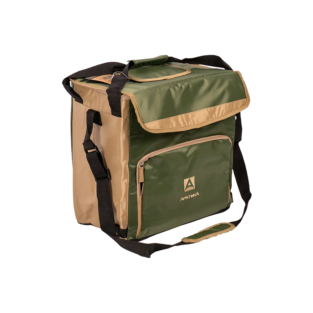 Сумка-холодильник, классическая, тм "Арктика", 30 л, болотная. Фото №3