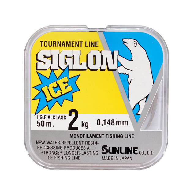 SIGLON F ICE FISHING 50m FLUO.RED#1,5/0.205mm (монолеска). Фото №1