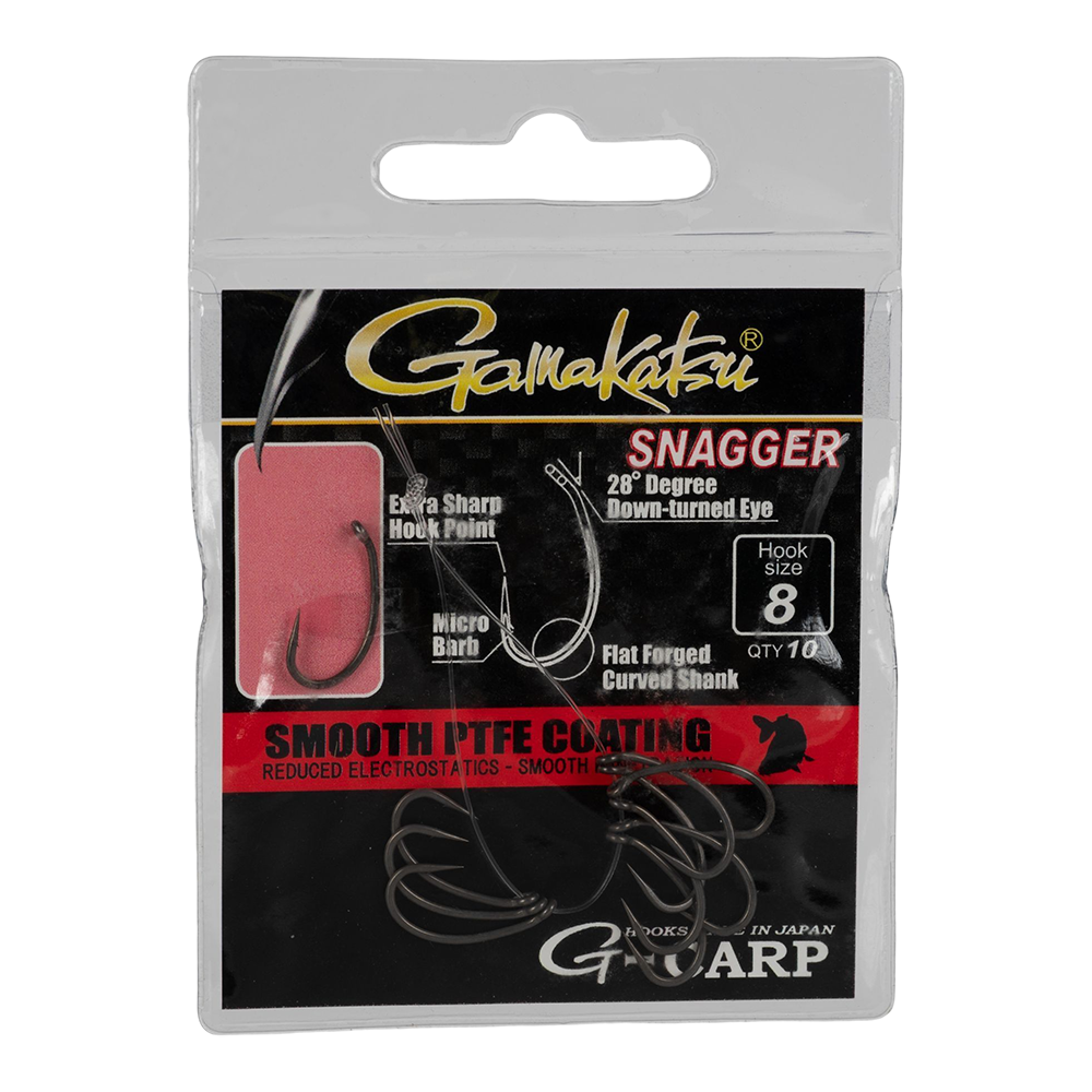 Крючок Gamakatsu G-CARP Snagger №8. Фото №1 Крючок Gamakatsu G-CARP Snagger №8. Фото №1