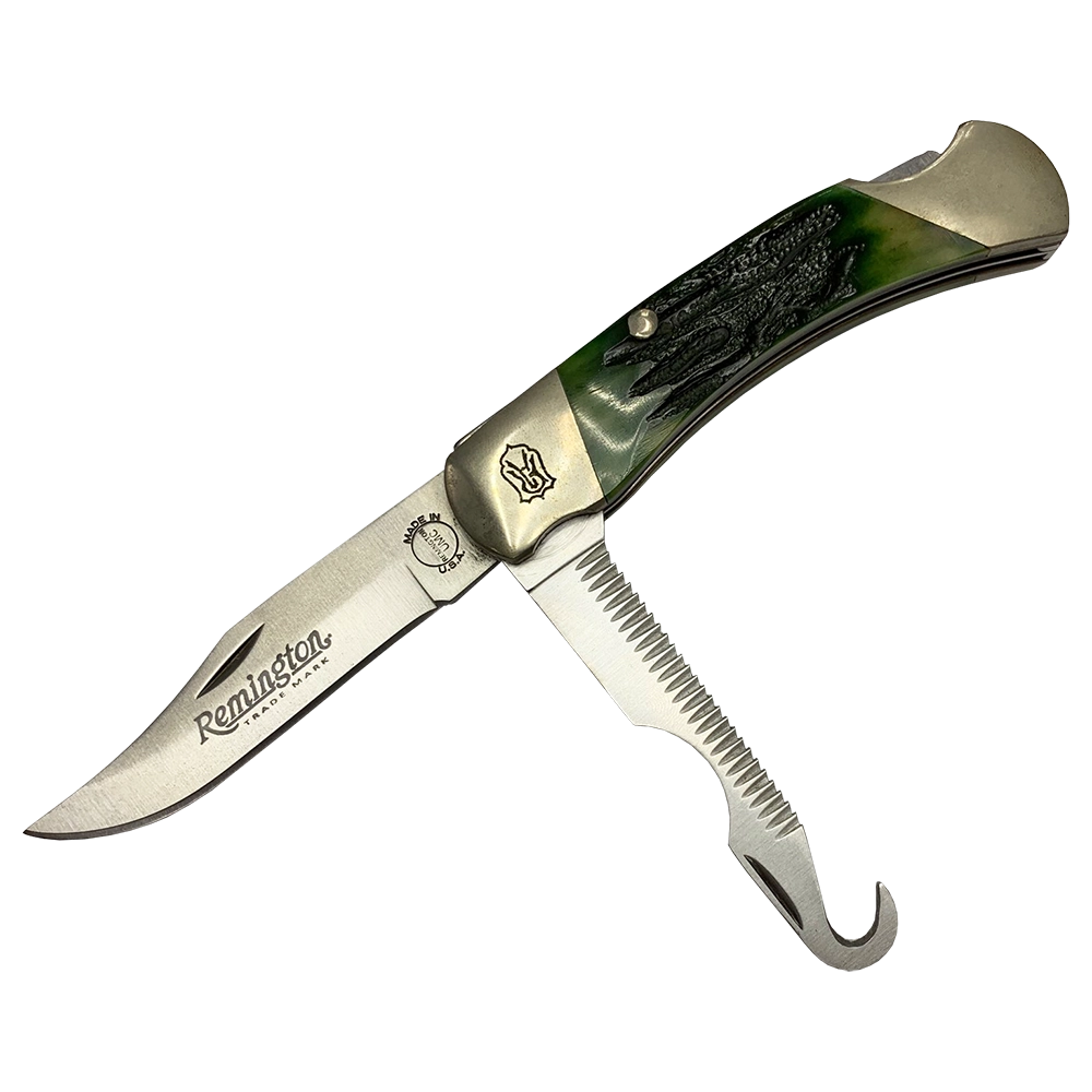 Нож Remington Green Jigged Bone - Big Game. Фото №3