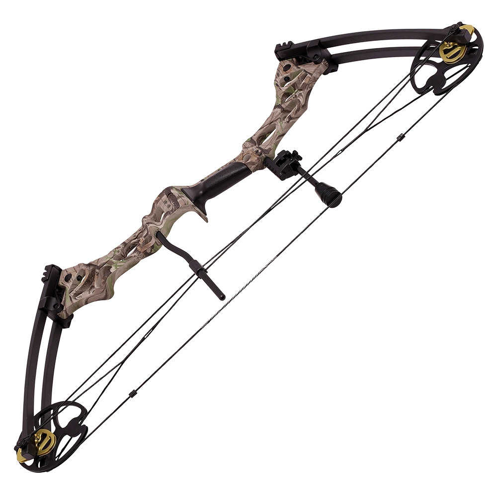 Лук Man Kung Fossil NCB75, блочный, green camo, 60 lbs, комплектация. Фото №2