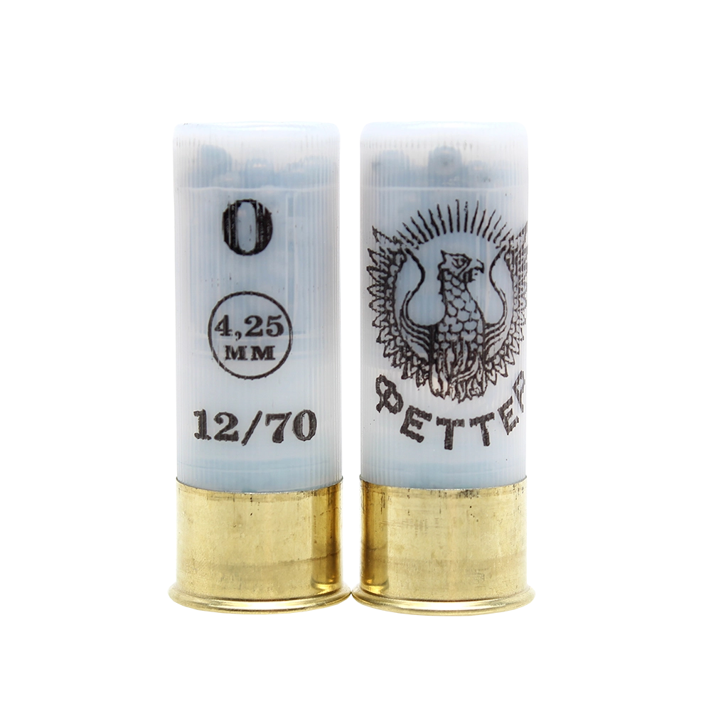 Патрон ФЕТТЕР 12/70 дробь №0, 34гр. (в пачке 25 шт.) (в коробке 250 шт.). Фото №3