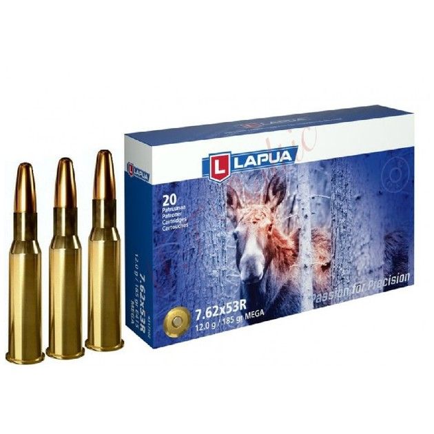 Патрон нарезной LAPUA калибр 7.62x53R Mega 12,4 гр. 170 grn. (в пачке 20 шт.). Фото №2