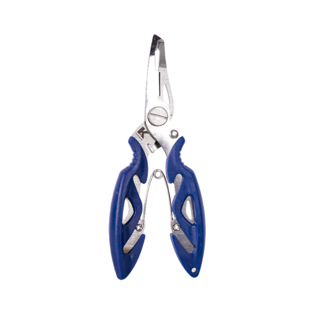 Плоскогубцы рыболовные Kranch длина 12,5см, вес 52гр, синий. Фото №2