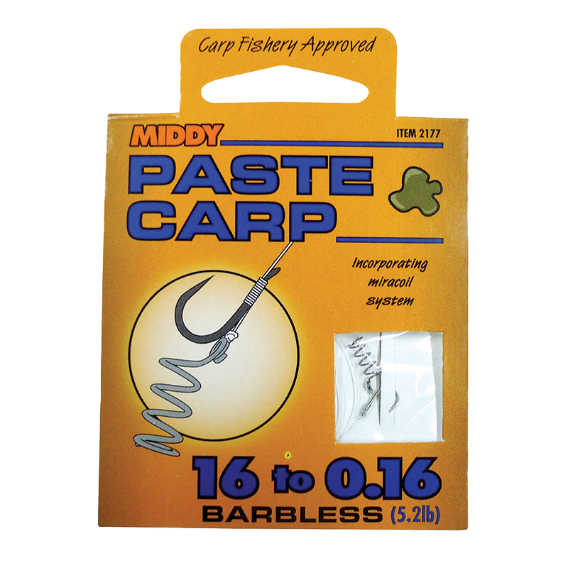 MIDDY Match Hair H.T.N. 16-0.16 Крючок с поводком (6шт). Фото №1