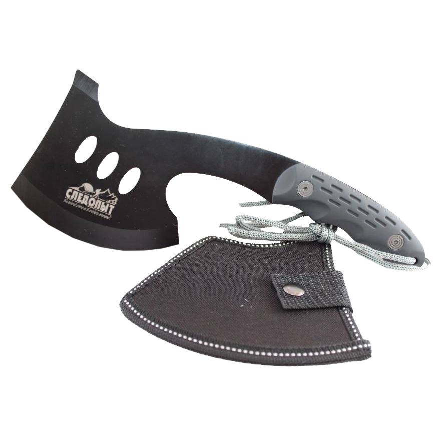 Топор туристический "Следопыт" 270*110*20мм, 323 гр. в чехле. Фото №1 Топор туристический "Следопыт" 270*110*20мм, 323 гр. в чехле. Фото №1