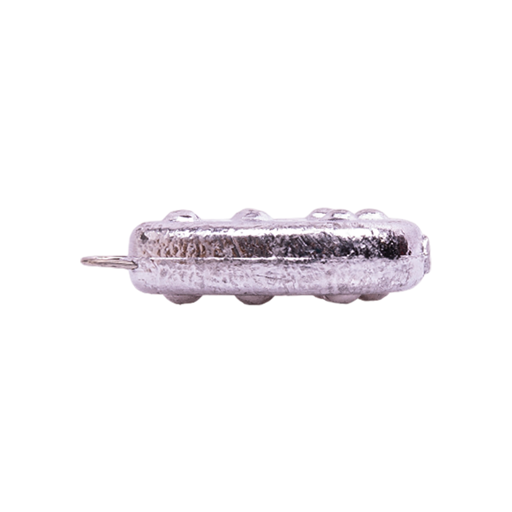 Груз "Капля плоская с шипами и ушком" 30 гр.. Фото №2