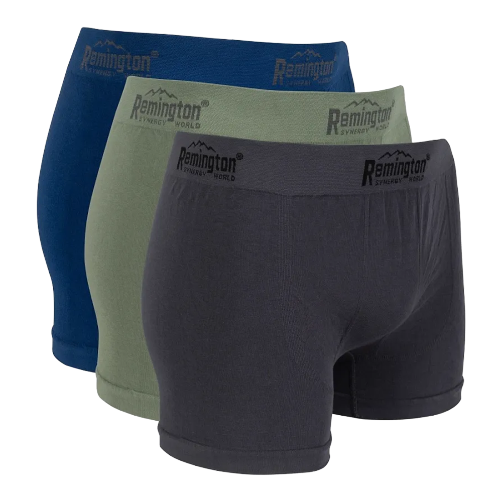 Мужские трусы боксеры Remington, set 3 pieces (синий, зеленый, серый) р. L/XL. Фото №1