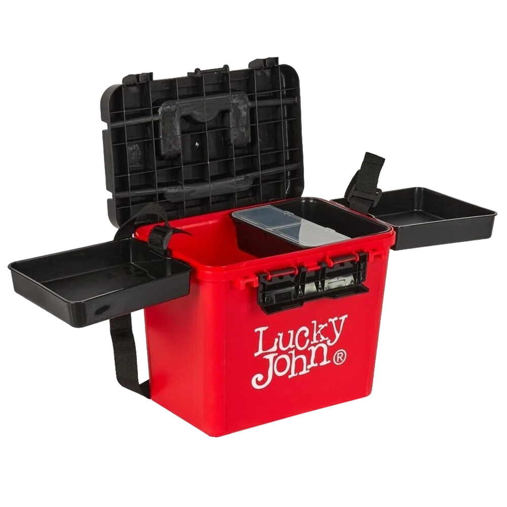 Ящик Lucky John рыболовный зимний 38х26х31.5см из 6-ти частей. Фото №3