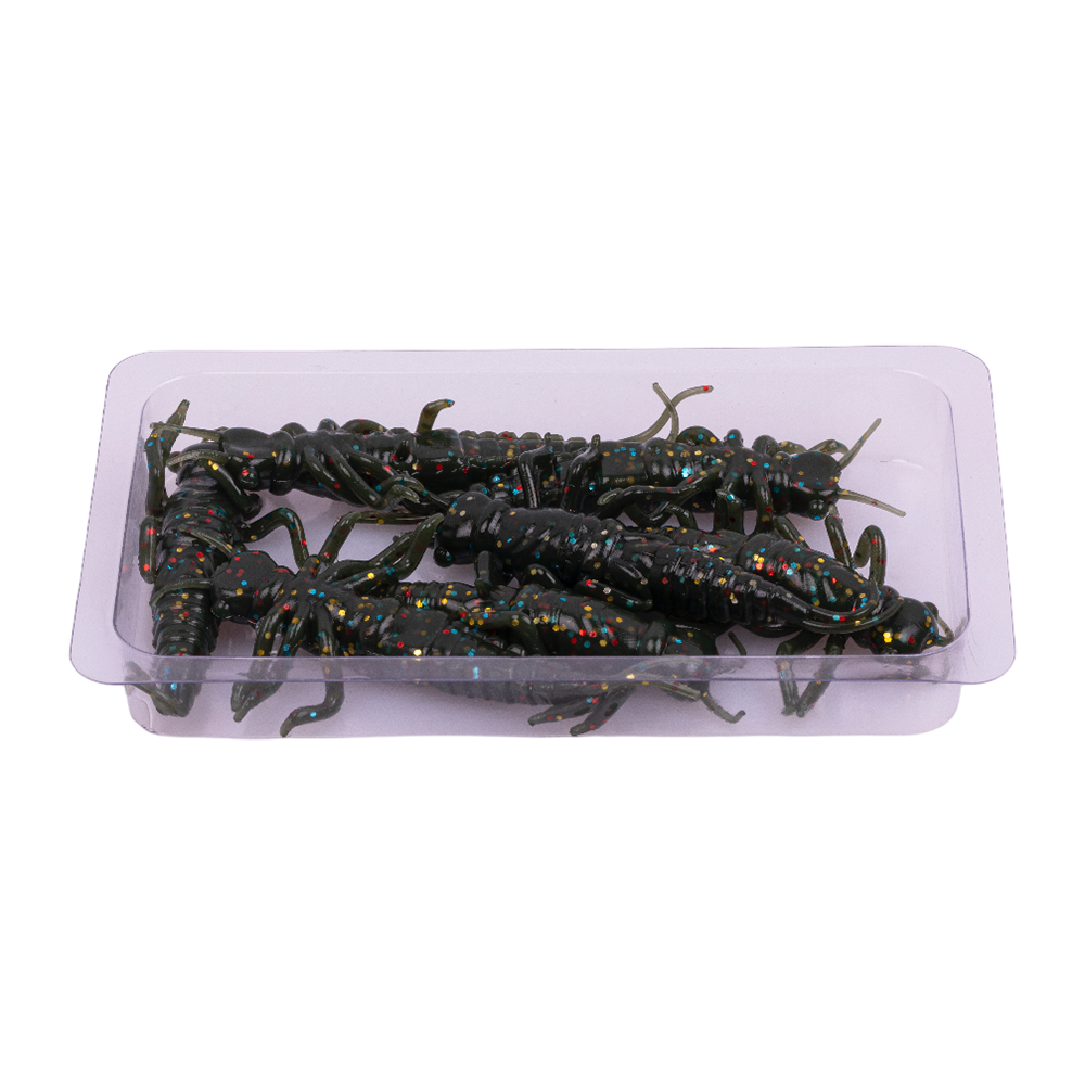 Твистер Lucky John Pro Series Nayada 2,5" 64мм, (7шт. упак.) цвет F08. Фото №4 Твистер Lucky John Pro Series Nayada 2,5" 64мм, (7шт. упак.) цвет F08. Фото №4