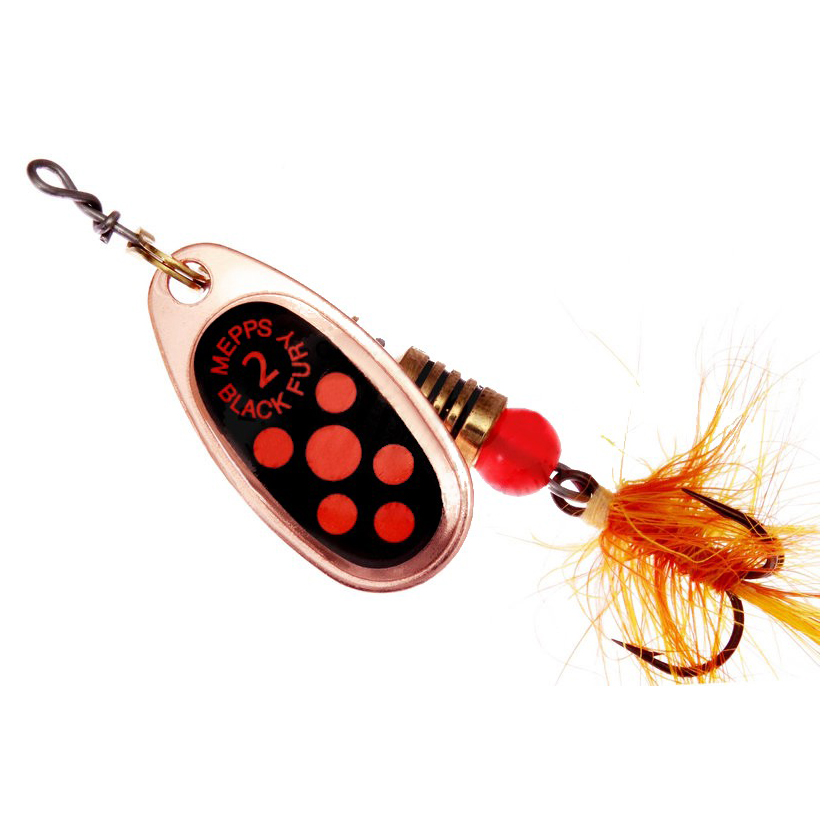 Блесна Mepps Black Fury 2 gold/orange. Фото №2