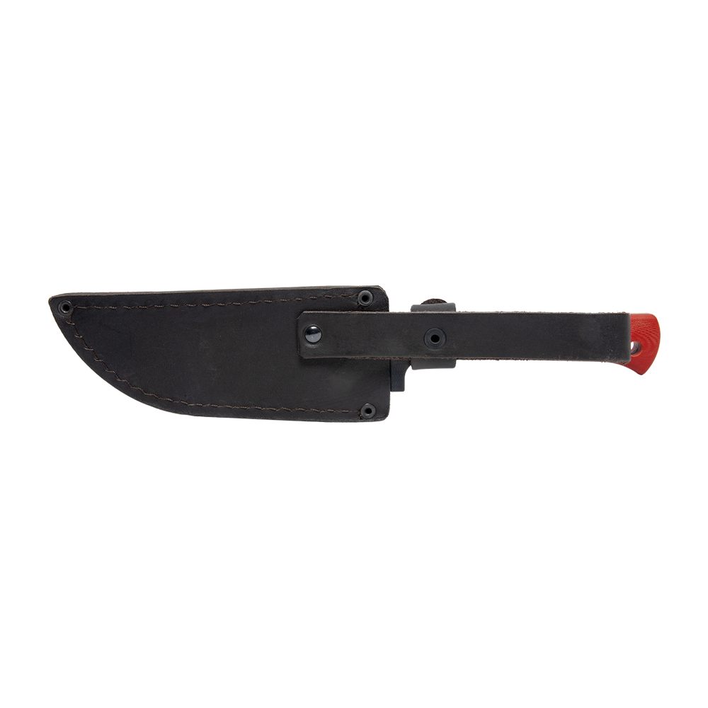 Нож МС Узбекский средний, клинок VG-10, ц.м. рукоять G10 красный, прит.черн.. Фото №6 Нож МС Узбекский средний, клинок VG-10, ц.м. рукоять G10 красный, прит.черн.. Фото №6