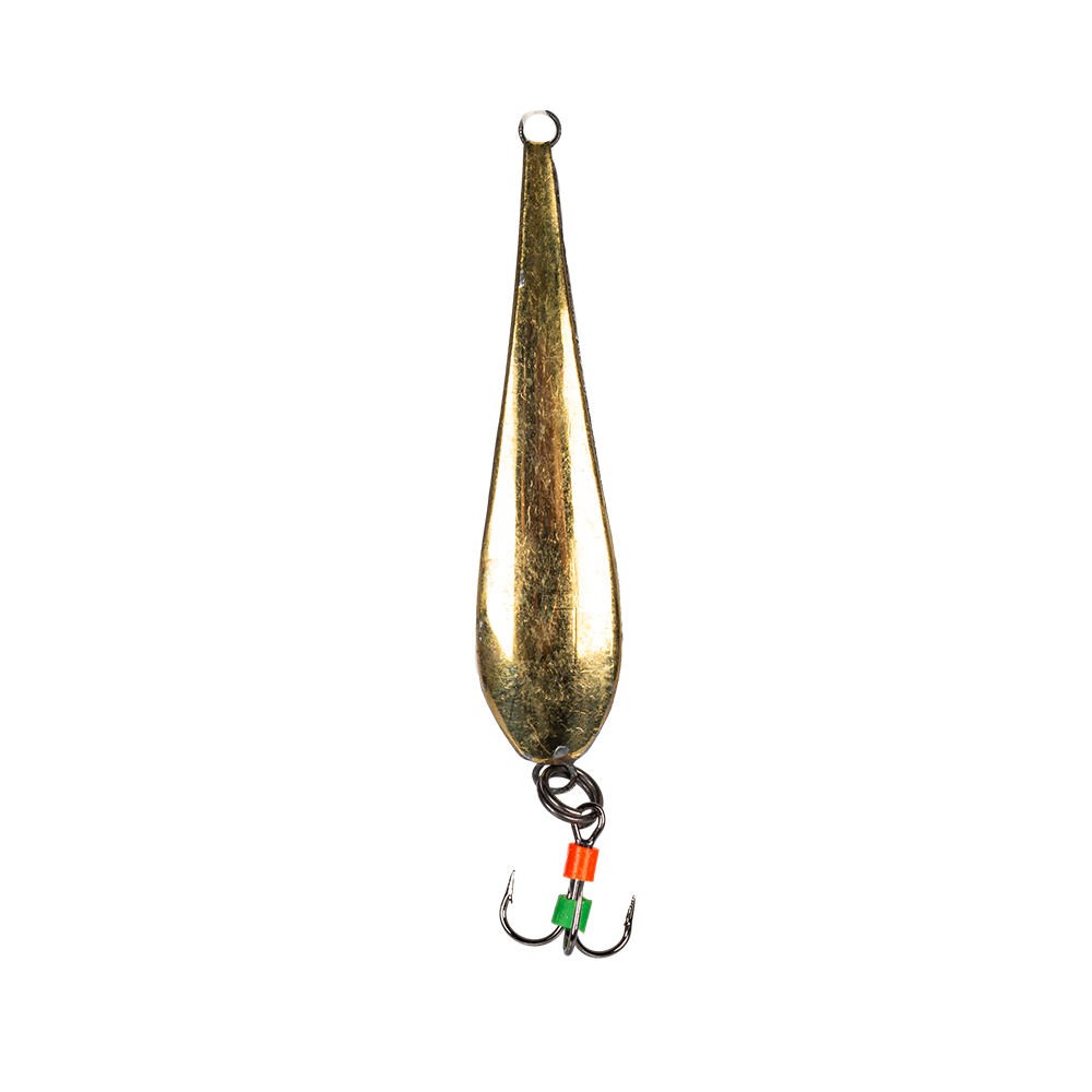 Блесна Мастерская Власова И.В. "Борода" (Капелька) 35мм, тройник . Фото №1