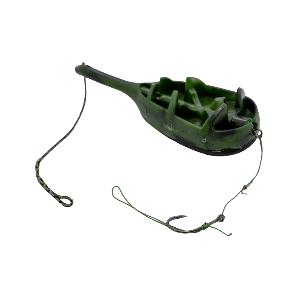 Монтаж фидерный X-FEEDER PL FLAT MIDI 060 г (лидкор, 1 крючок с волосом). Фото №2 Монтаж фидерный X-FEEDER PL FLAT MIDI 060 г (лидкор, 1 крючок с волосом). Фото №2