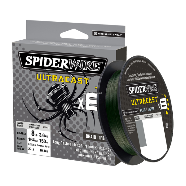 Леска плетеная SPIDERWIRE "Ultracast Ultimate Green" 0,30mm (110m)(30.6kg)(8 Carrier)(зеленая) (127. Фото №1 Леска плетеная SPIDERWIRE "Ultracast Ultimate Green" 0,30mm (110m)(30.6kg)(8 Carrier)(зеленая) (127. Фото №1