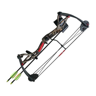Лук детский блочный Аякс в комплектации (17-26" 7-13кг) камуфляж. Фото №1