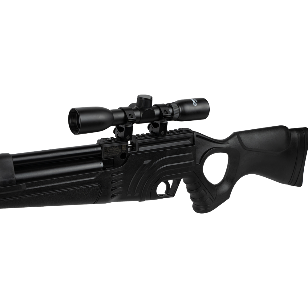 Винт. пнев. Hatsan FLASH 101 QE SET, калибр 5.5, 3 Дж (насос, прицел 4*32, пульки, сошки,чехол). Фото №4