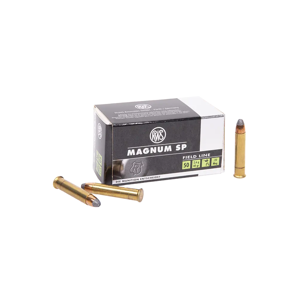 Патрон нарезной RWS калибр 22 WM DN SP Magnum 2,6 гр. 40 grn. (в пачке 50 шт.). Фото №2 Патрон нарезной RWS калибр 22 WM DN SP Magnum 2,6 гр. 40 grn. (в пачке 50 шт.). Фото №2