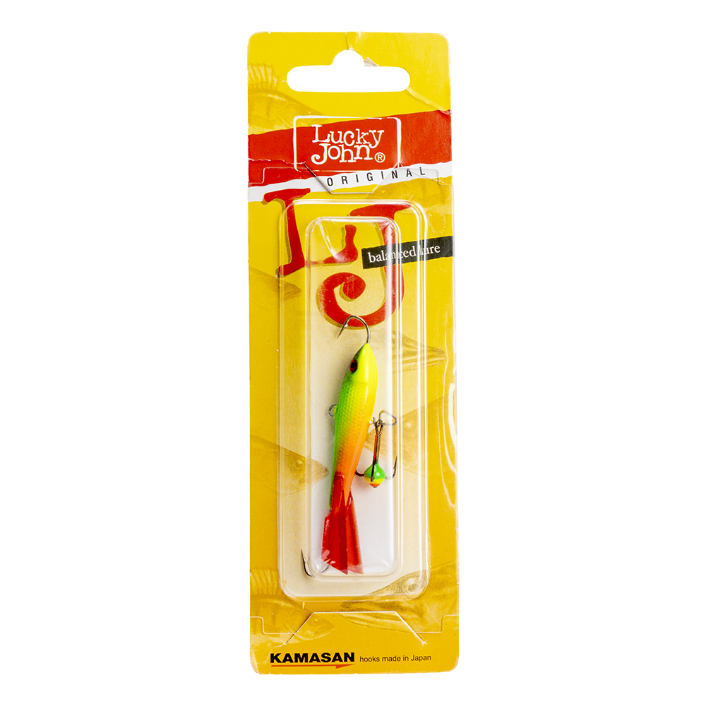 Балансир Lucky John CLASSIC 45мм, 8гр, цвет (26RT) с тройником. Фото №3 Балансир Lucky John CLASSIC 45мм, 8гр, цвет (26RT) с тройником. Фото №3