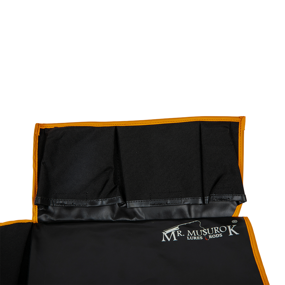 Чехол под 10 удочек с дополнительными карманами (чёрный). Фото №6