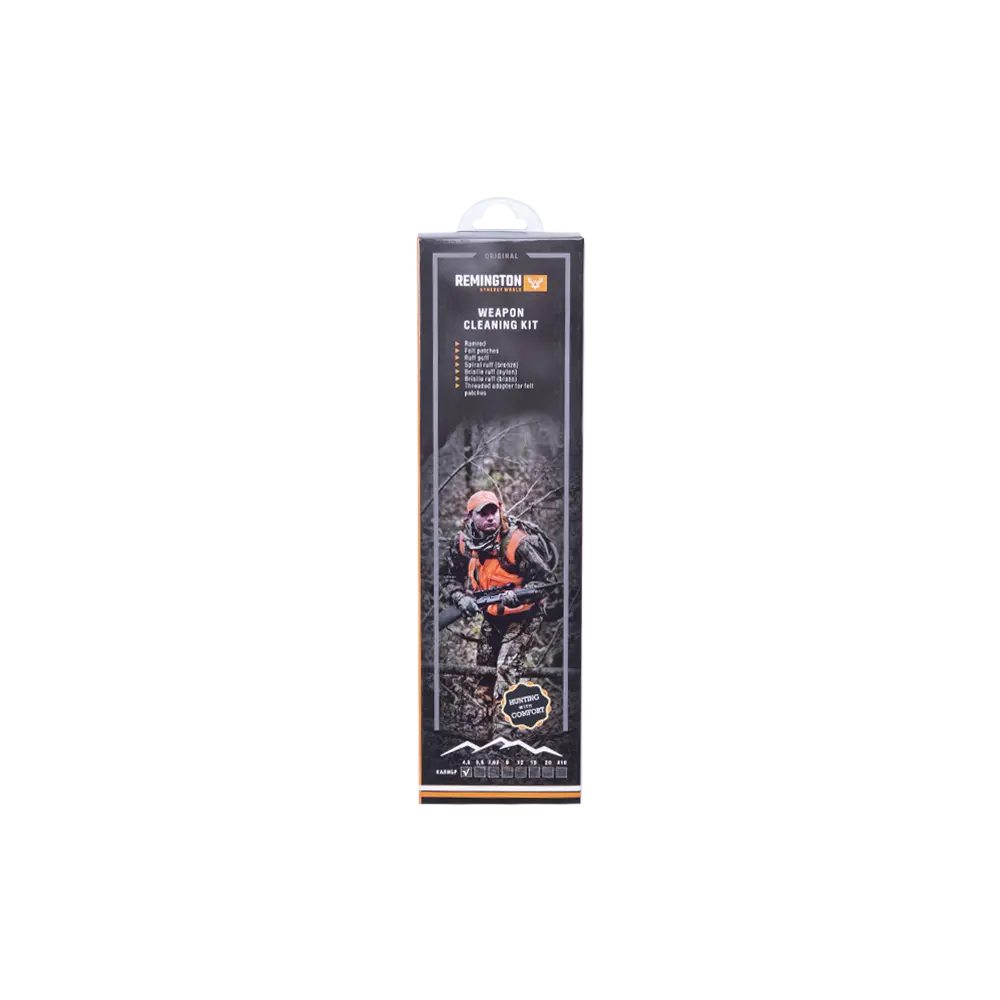 Набор для чистки оружия Remington, калибр 4,5 (в пластиковом прозрачном футляре). Фото №1 Набор для чистки оружия Remington, калибр 4,5 (в пластиковом прозрачном футляре). Фото №1