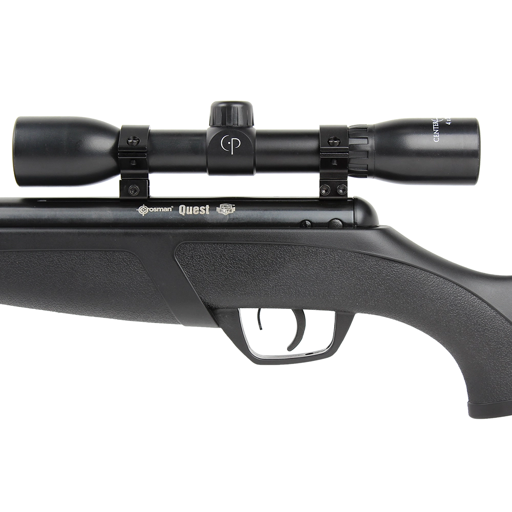 Винтовка пневматическая Crosman Quest (переломка, пластик, NPE, SBD, прицел 4*32), калибр 4,5мм. Фото №4
