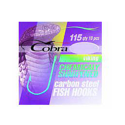 Крючок "Viking" NSB-02 115 (10шт) (Cobra). Фото №1