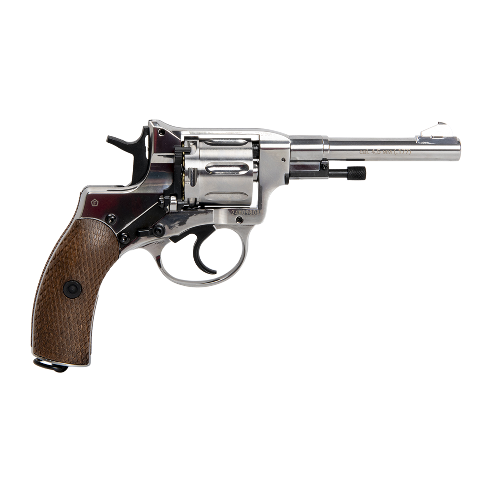 Пистолет пневматический BORNER NGT-B Silver, калибр 4,5 мм/BBs . Фото №1