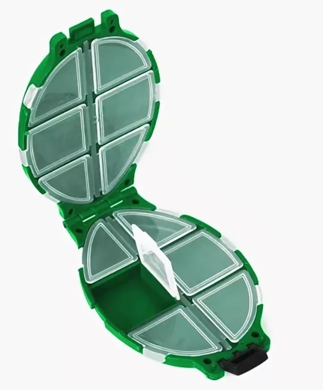 Коробочка СЧ-1 для снастей (12 отделений) (110х75мм). Фото №1 Коробочка СЧ-1 для снастей (12 отделений) (110х75мм). Фото №1