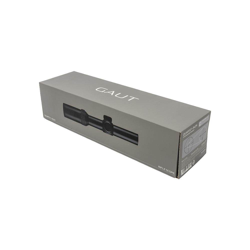 Прицел оптический GAUT Quartz 1-4x24 сетка 65 SFP без подсветки 30мм поправки 1/2 МОА. Фото №6 Прицел оптический GAUT Quartz 1-4x24 сетка 65 SFP без подсветки 30мм поправки 1/2 МОА. Фото №6