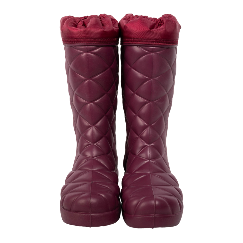 Сапоги женские KAURY утепленные (ЭВА, бордовый) р. 40-41. Фото №4