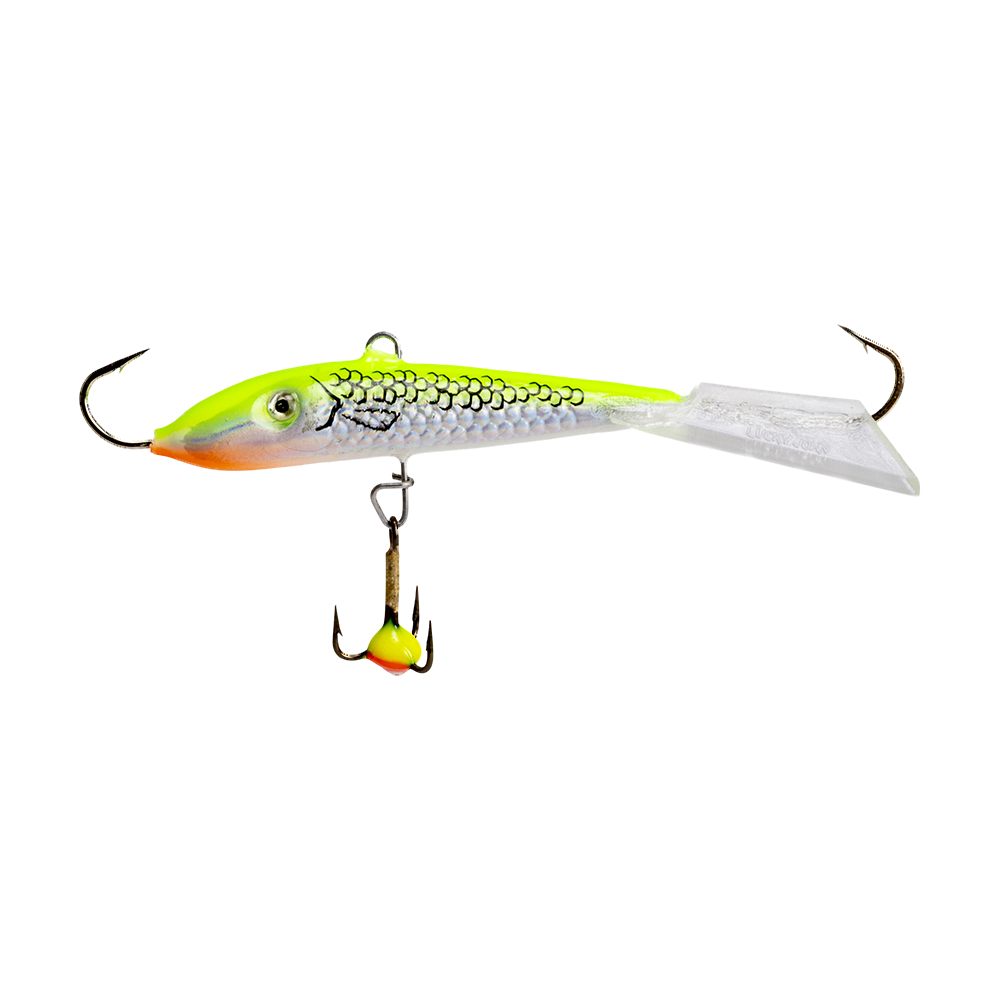 Балансир Lucky John FIN 70мм, 20гр, цвет (44H) с тройником. Фото №2 Балансир Lucky John FIN 70мм, 20гр, цвет (44H) с тройником. Фото №2